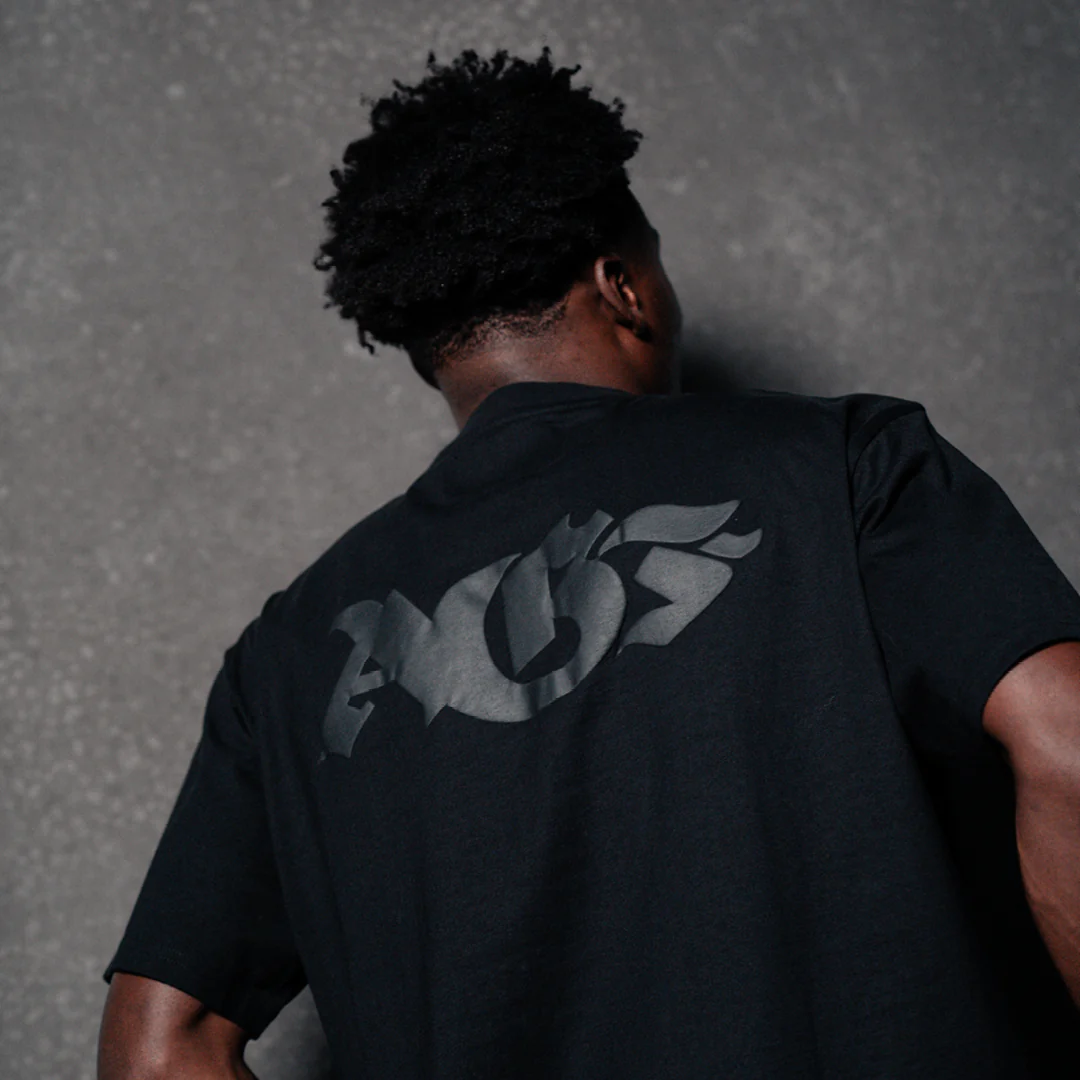 AGF Clean Gothic Oversize Fit Tee - Black - Image 4