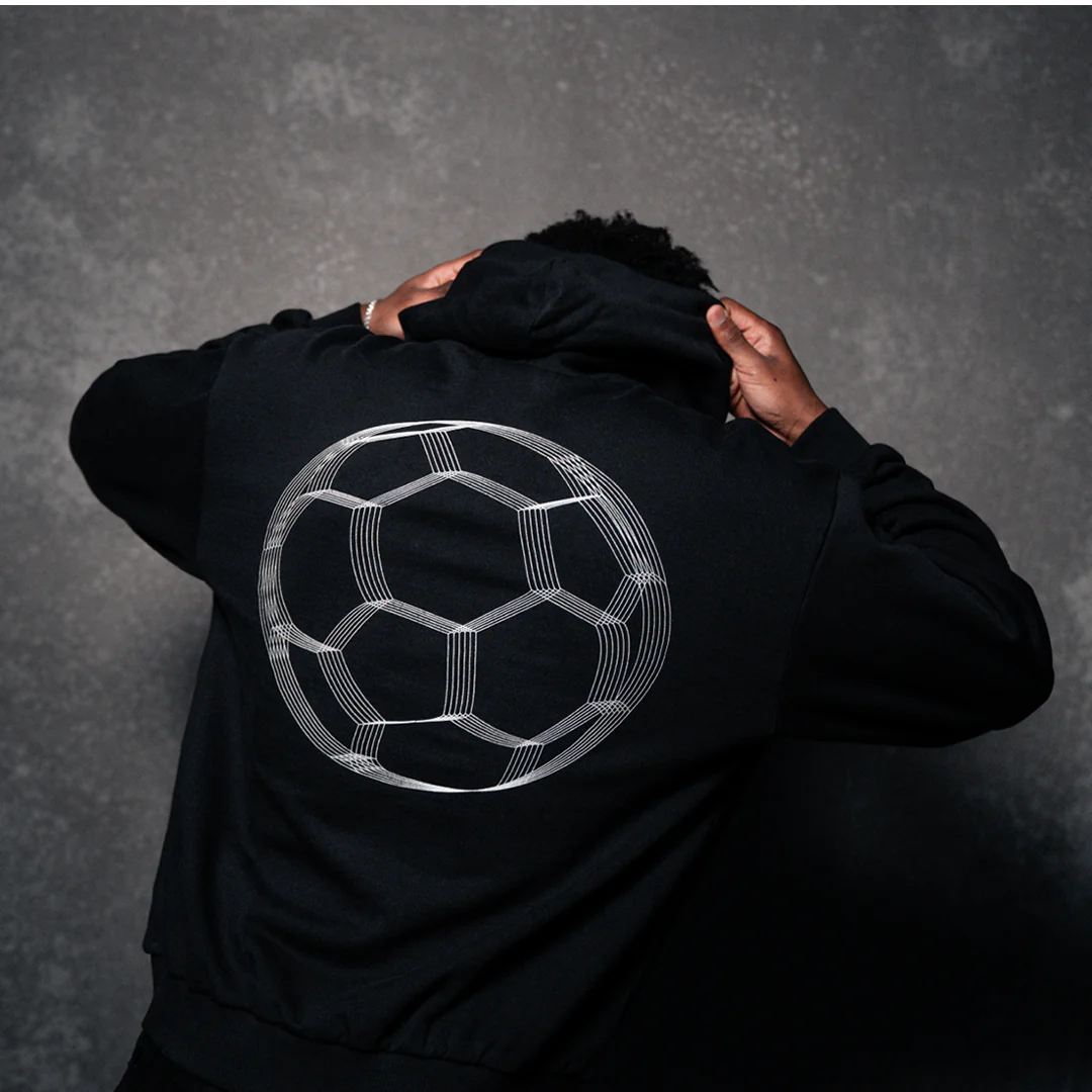 AGF Glowball Oversize Fit Sweat Hoodie - Black - Image 2