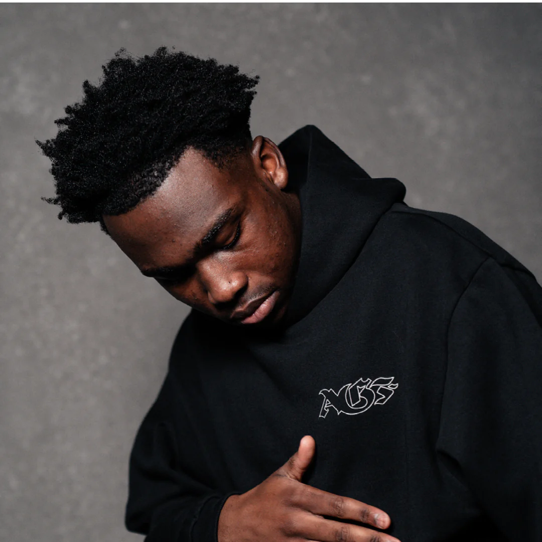 AGF Glowball Oversize Fit Sweat Hoodie - Black - Image 3
