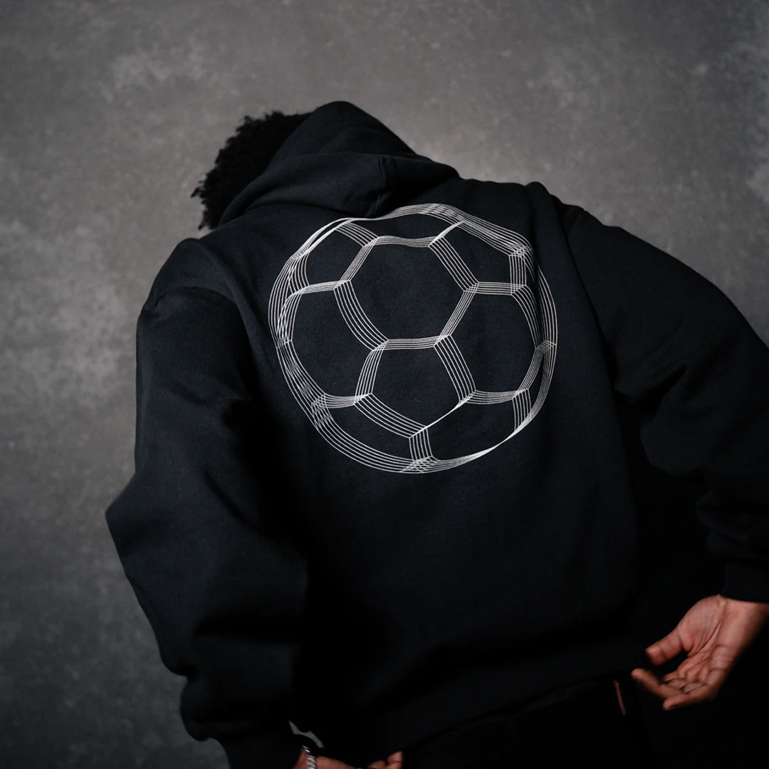 AGF Glowball Oversize Fit Sweat Hoodie - Black - Image 8