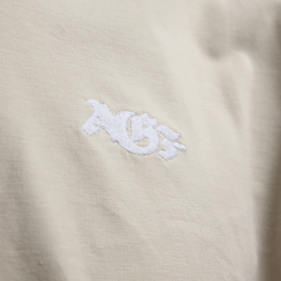 AGF Polo med broderet logo - Stone - Image 2