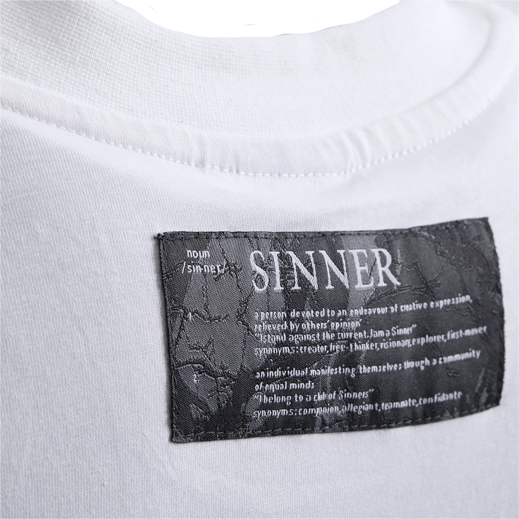 AGF x Sinners T-Shirt - Hvid - Image 4