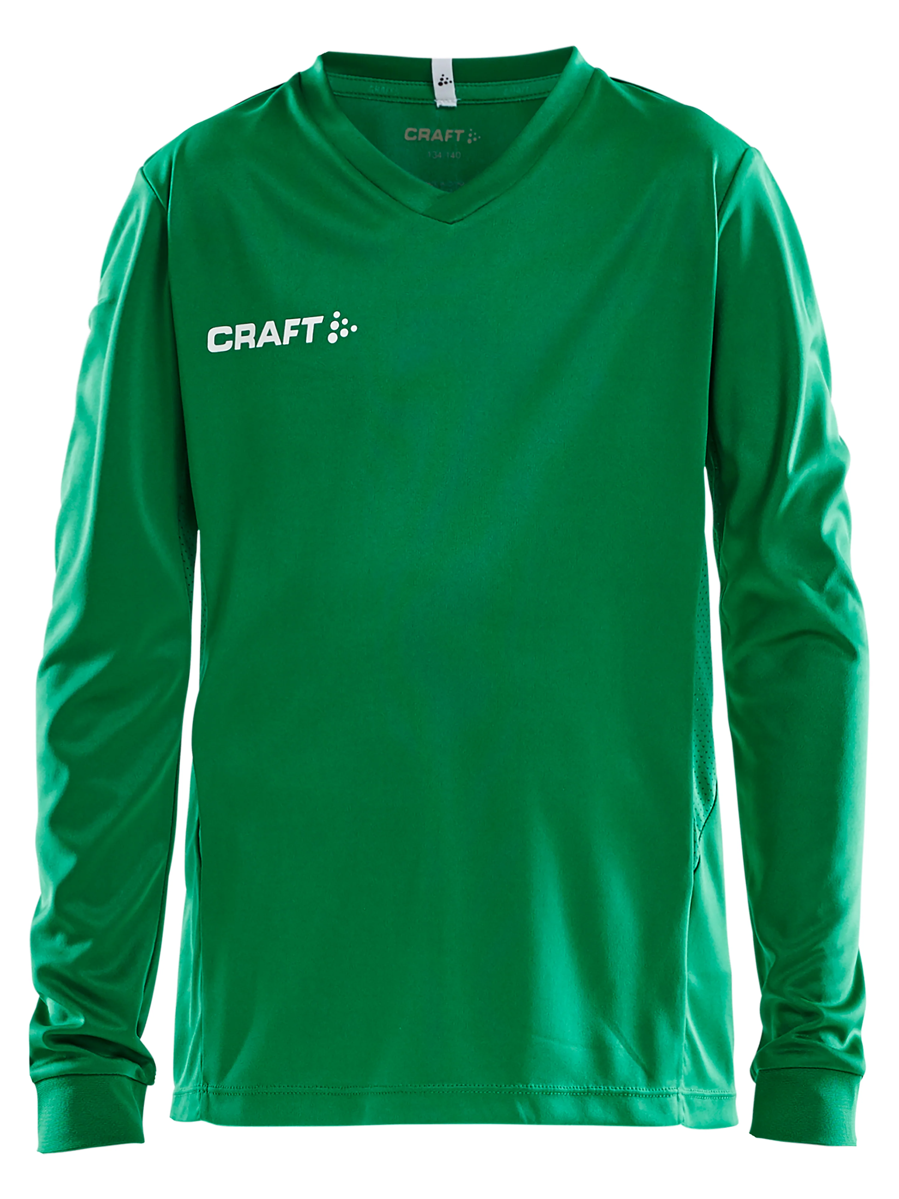 Craft Squad Go Jersey Solid Langærmet Grøn, Barn (1880 - B2B)