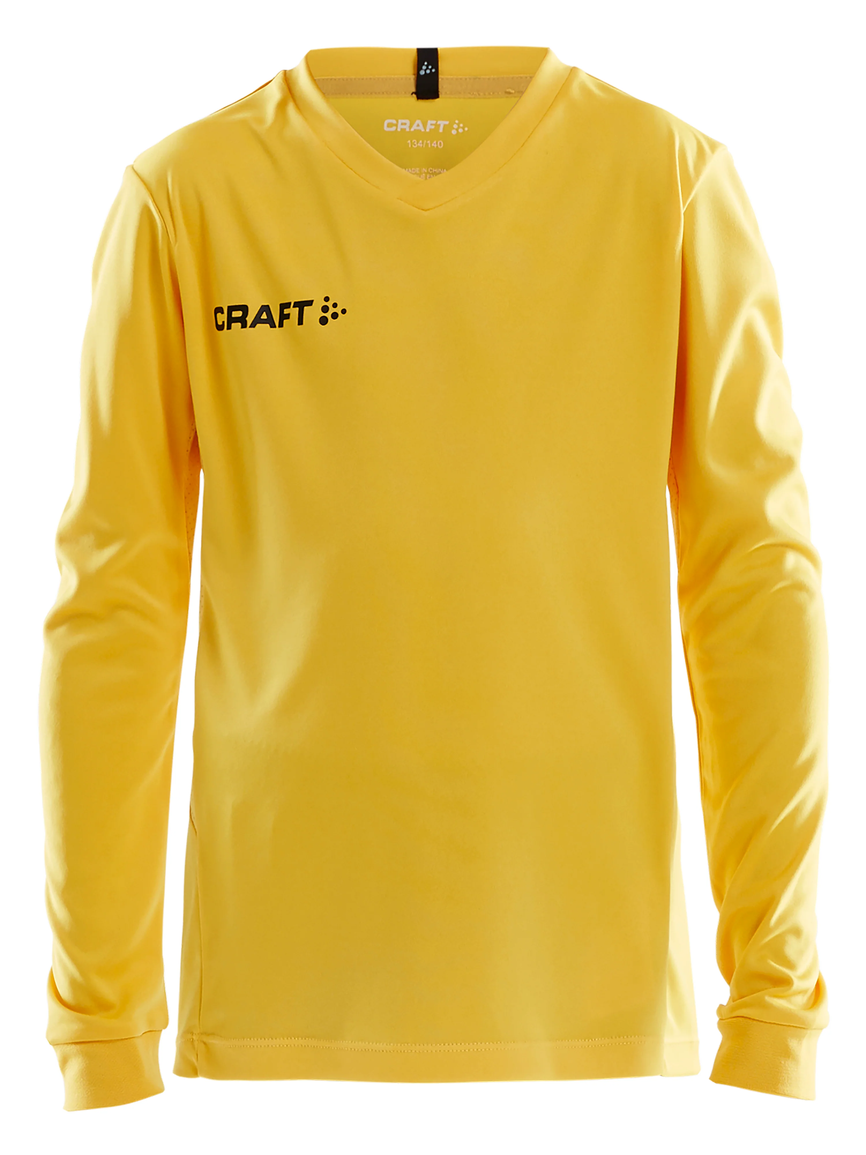 Craft Squad Go Jersey Solid Langærmet Gul, Barn (1880 - B2B)