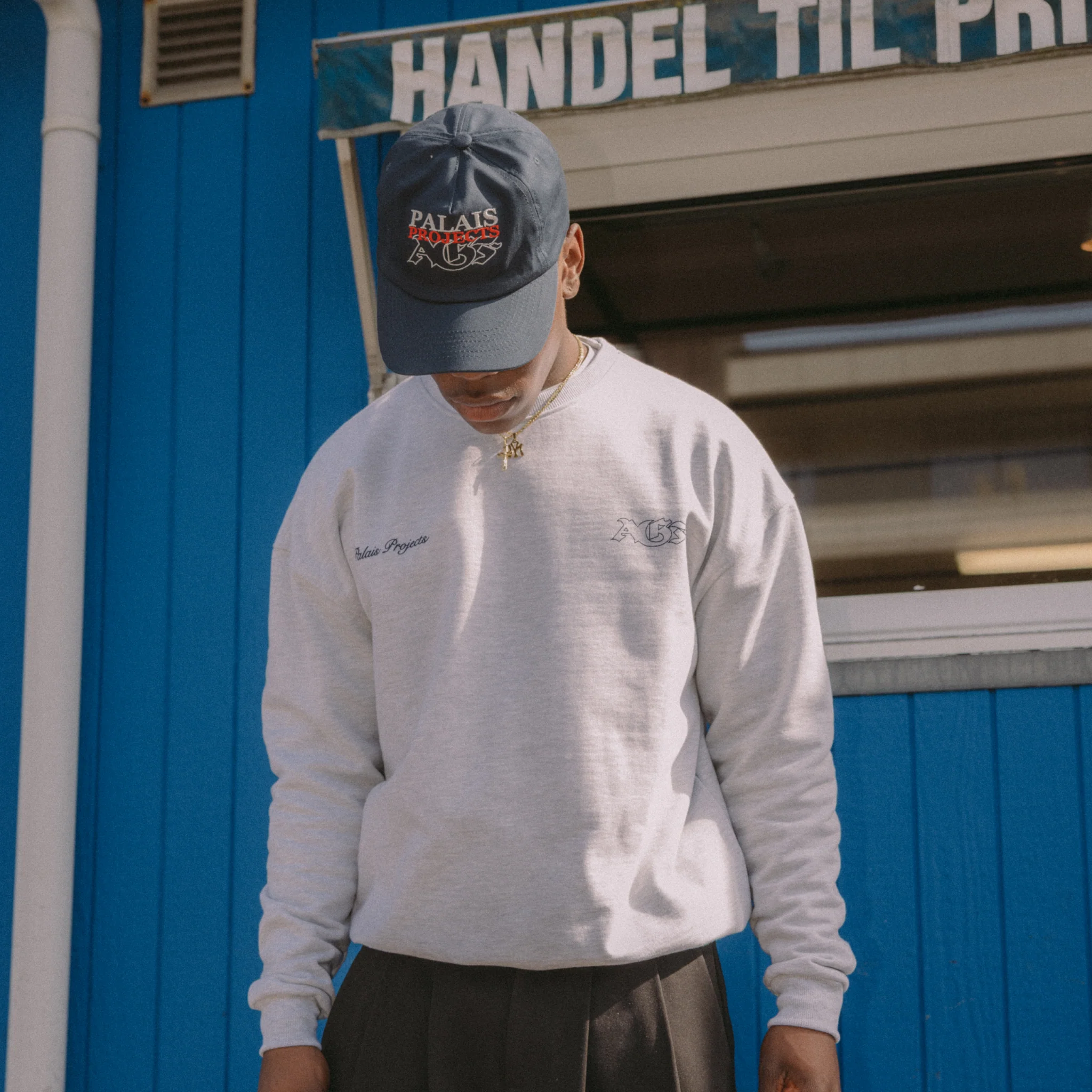 AGF x PALAIS Logo Cap - Navy - Image 4