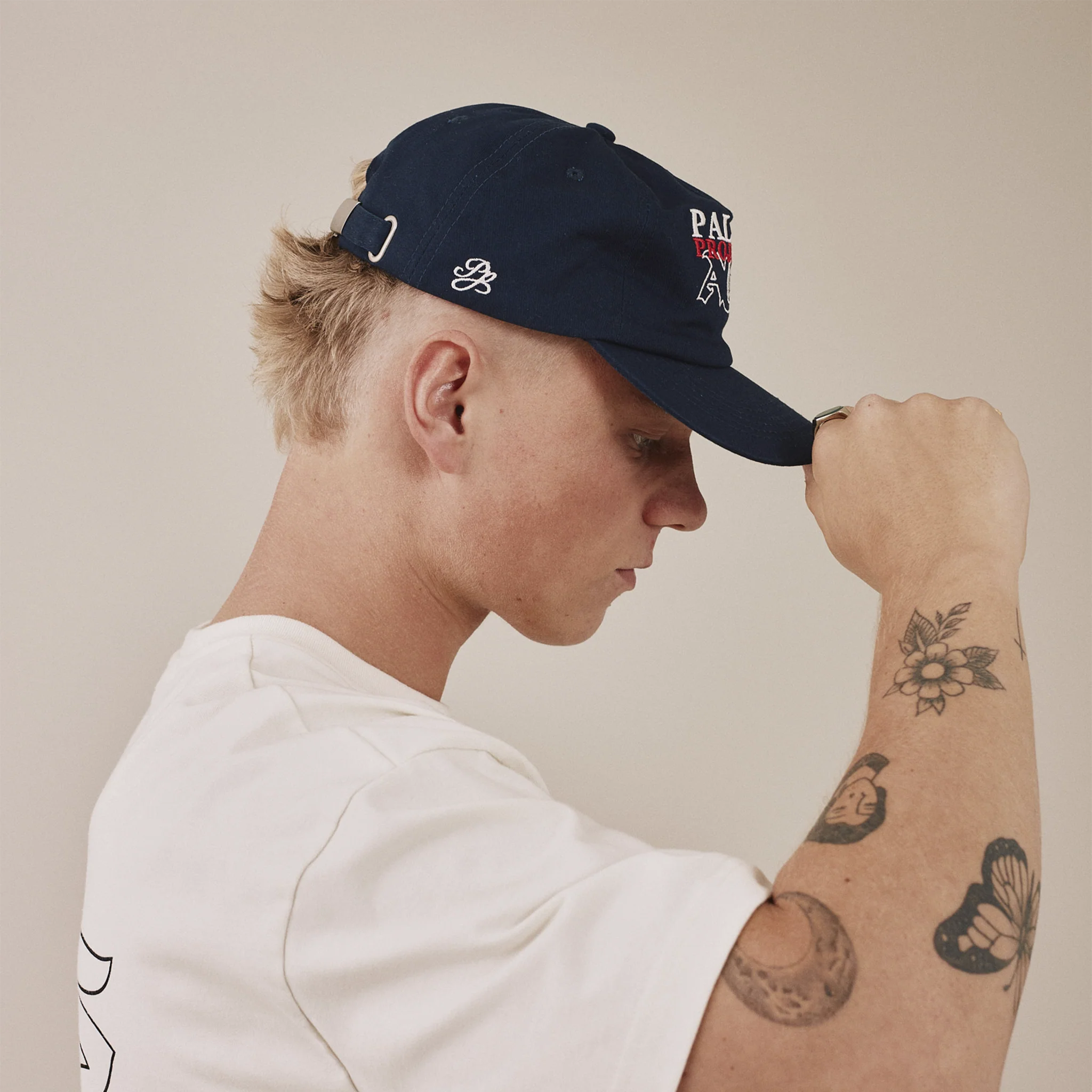 AGF x PALAIS Logo Cap - Navy - Image 5