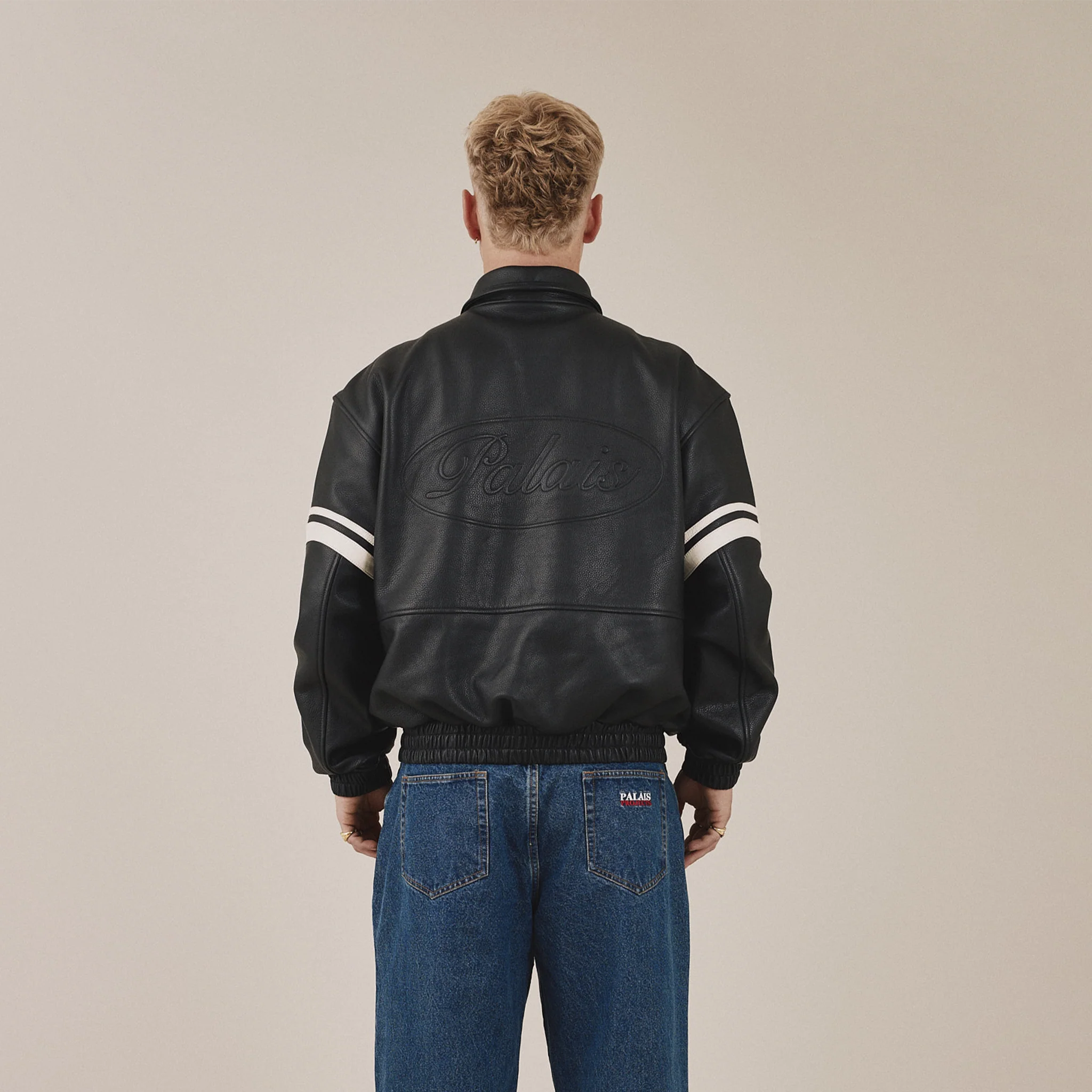 AGF x PALAIS Oversized Leather Jacket - Image 2