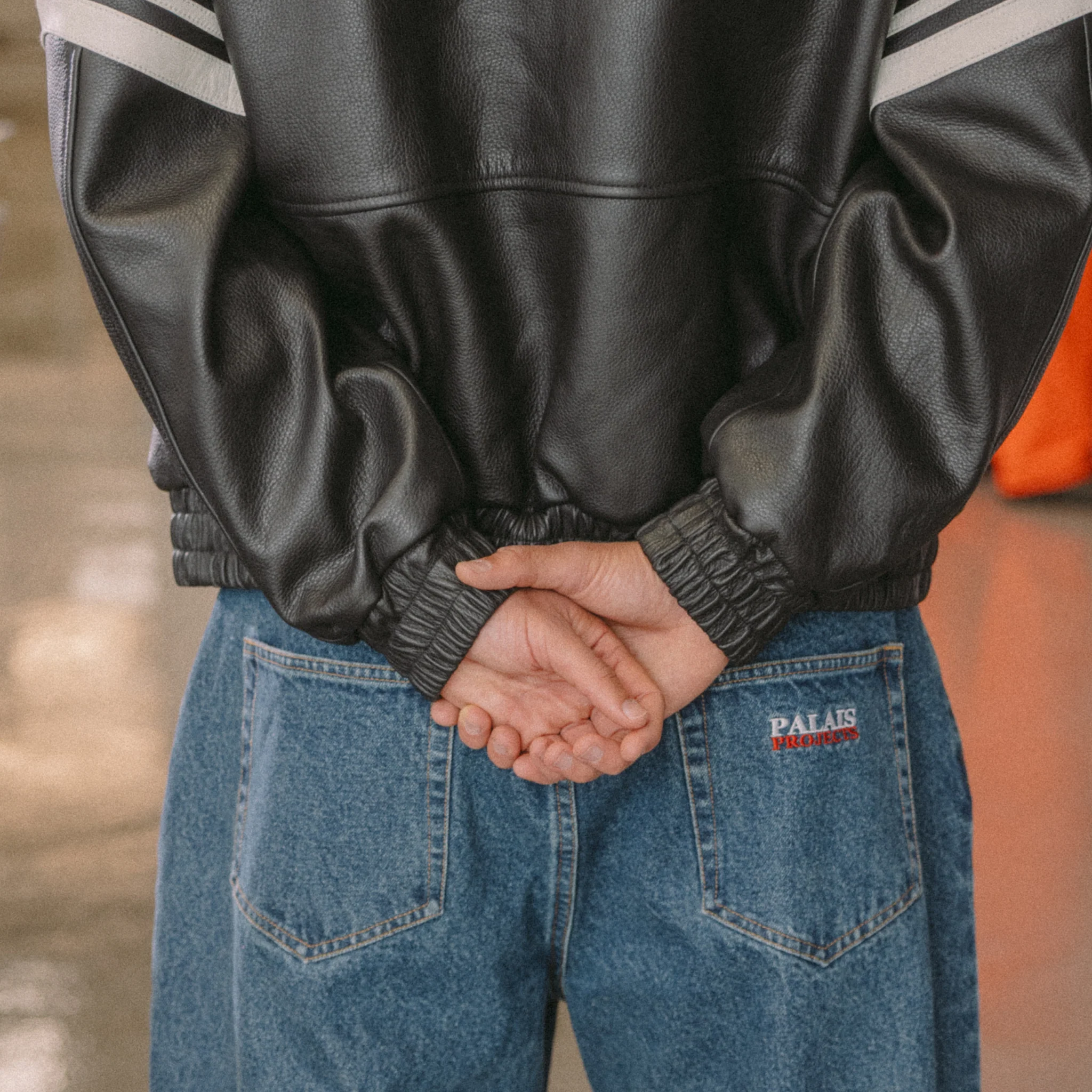 AGF x PALAIS Oversized Leather Jacket - Image 6