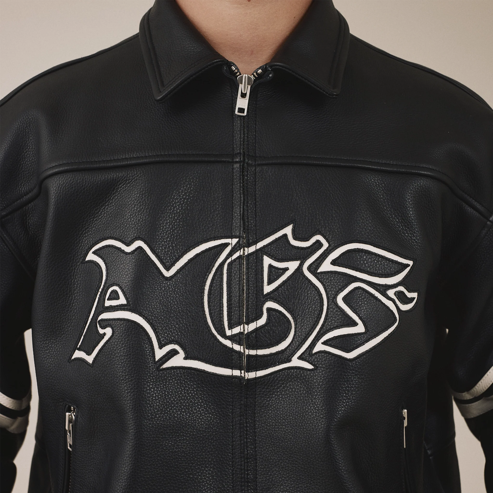 AGF x PALAIS Oversized Leather Jacket - Image 7