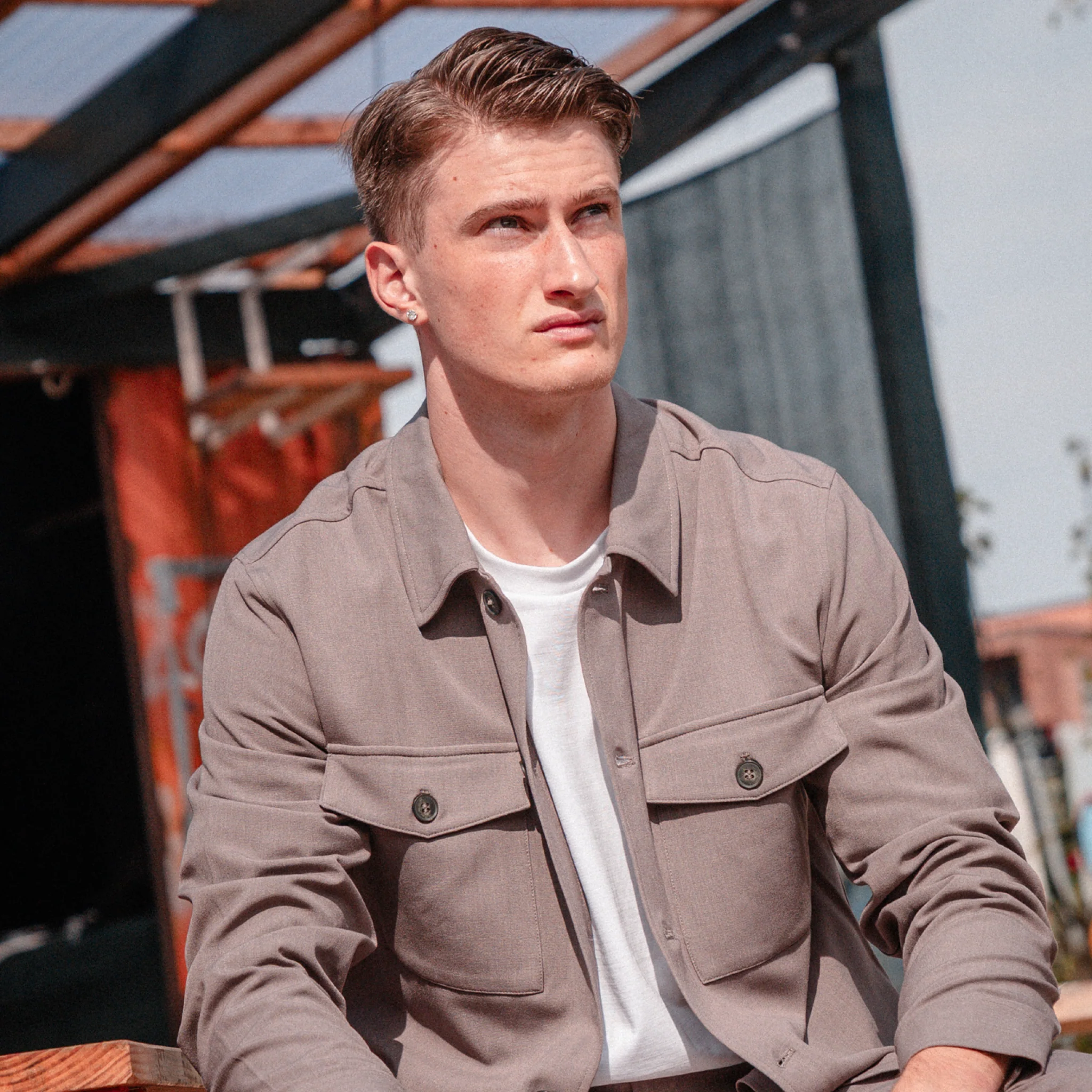 Superflex Overshirt - Sand - Image 3