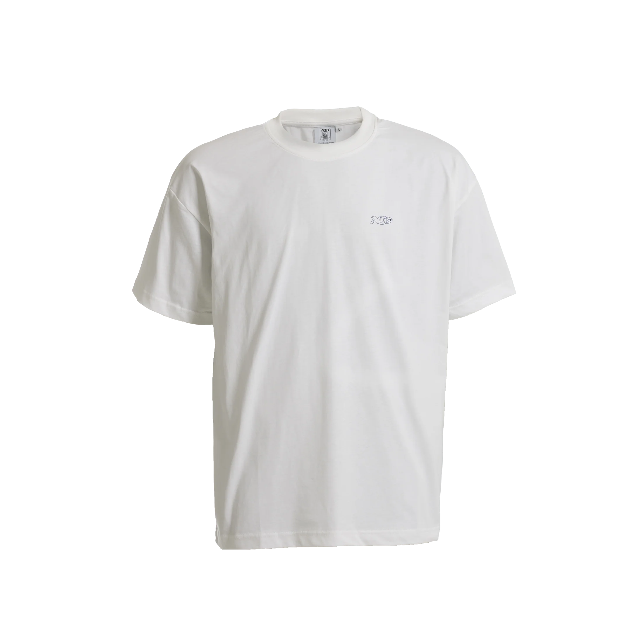 T-Shirt Gotisk Logo - Hvid
